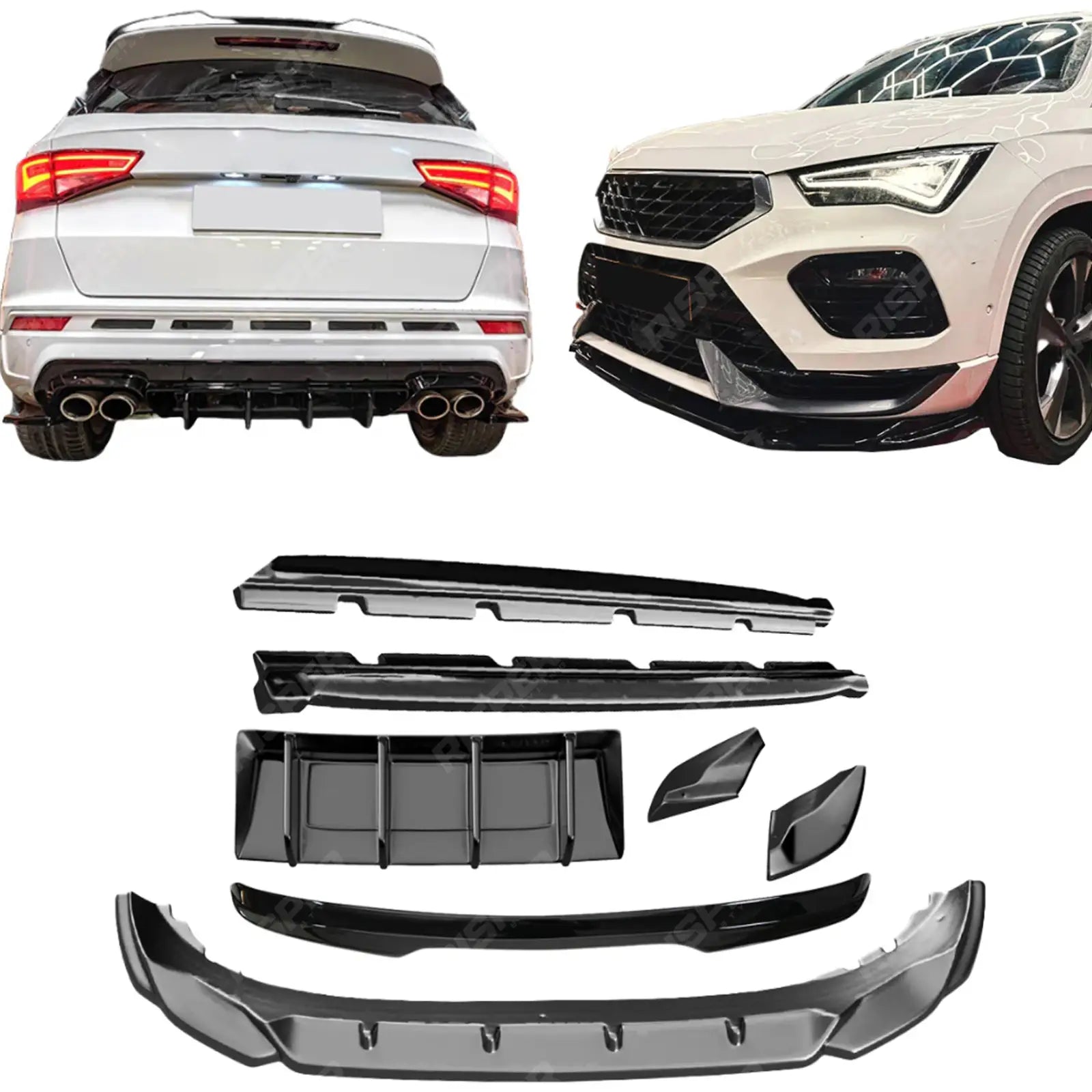 Full Risper Aero Kit In Gloss Black Cupra Ateca MK1 2018+