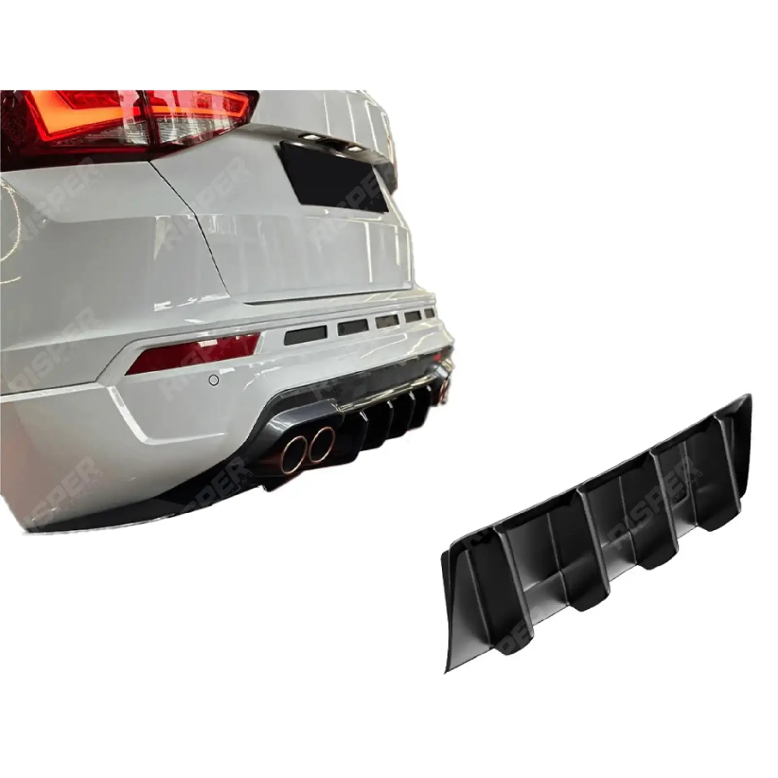Full Risper Aero Kit In Gloss Black Cupra Ateca MK1 2018+