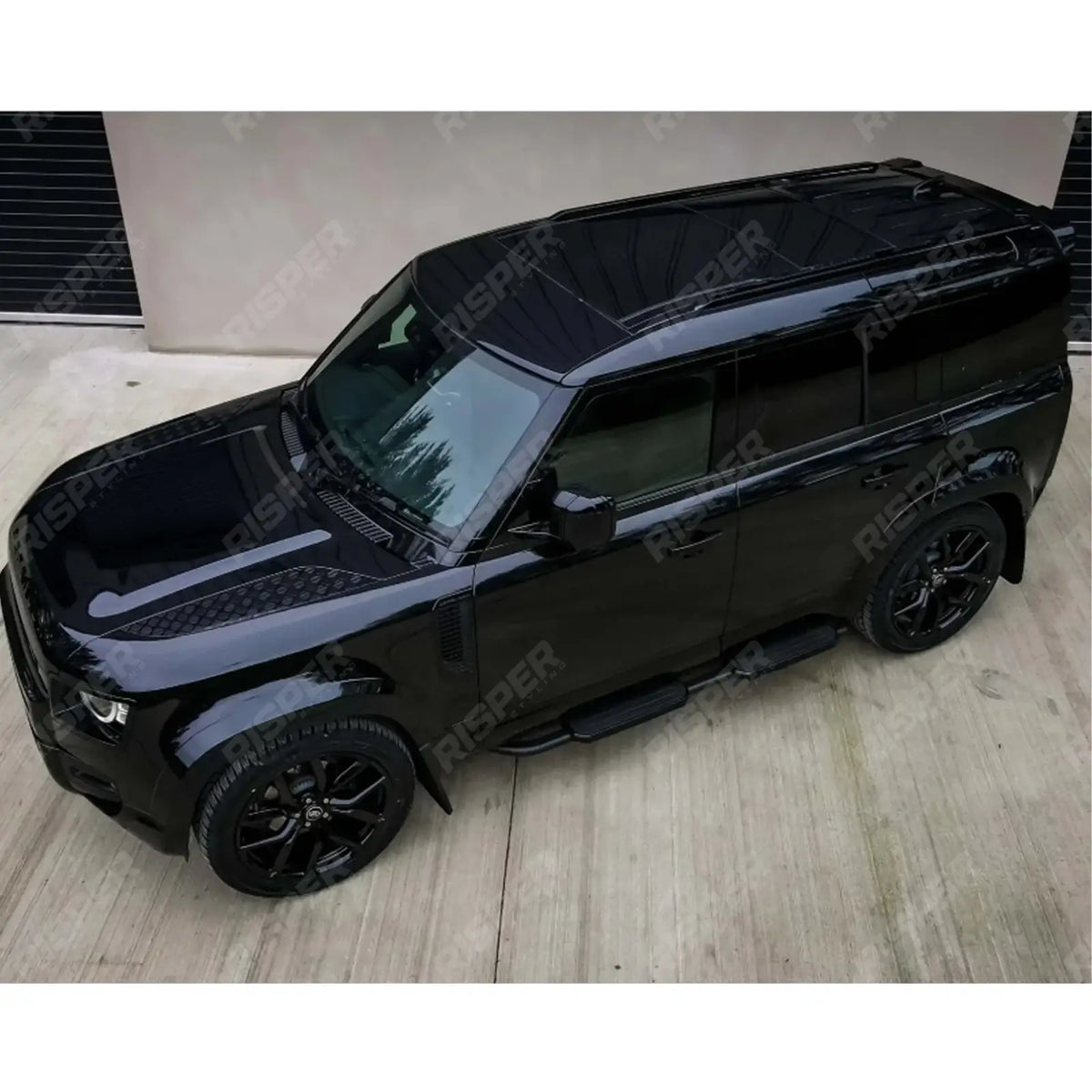 Full Upgrade Kit In Gloss Black By Risper For Land Rover Defender L663 110