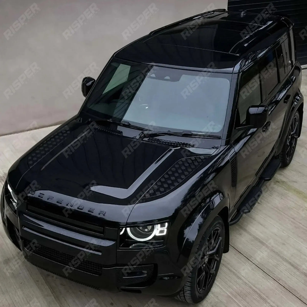 Full Upgrade Kit In Gloss Black By Risper For Land Rover Defender L663 110