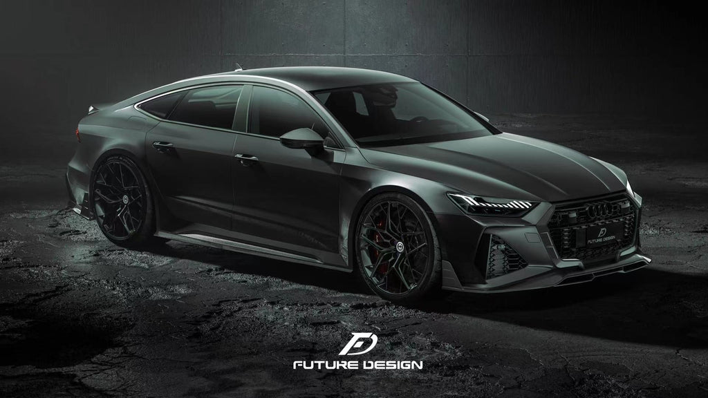 FUTURE DESIGN - AUDI A7 S7 RS7 C8 DRY CARBON FIBRE SIDE SKIRTS
