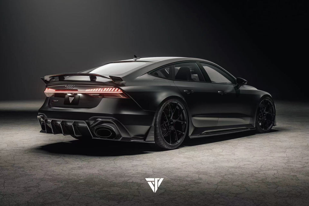 FUTURE DESIGN - AUDI A7 S7 RS7 C8 DRY CARBON FIBRE SIDE SKIRTS