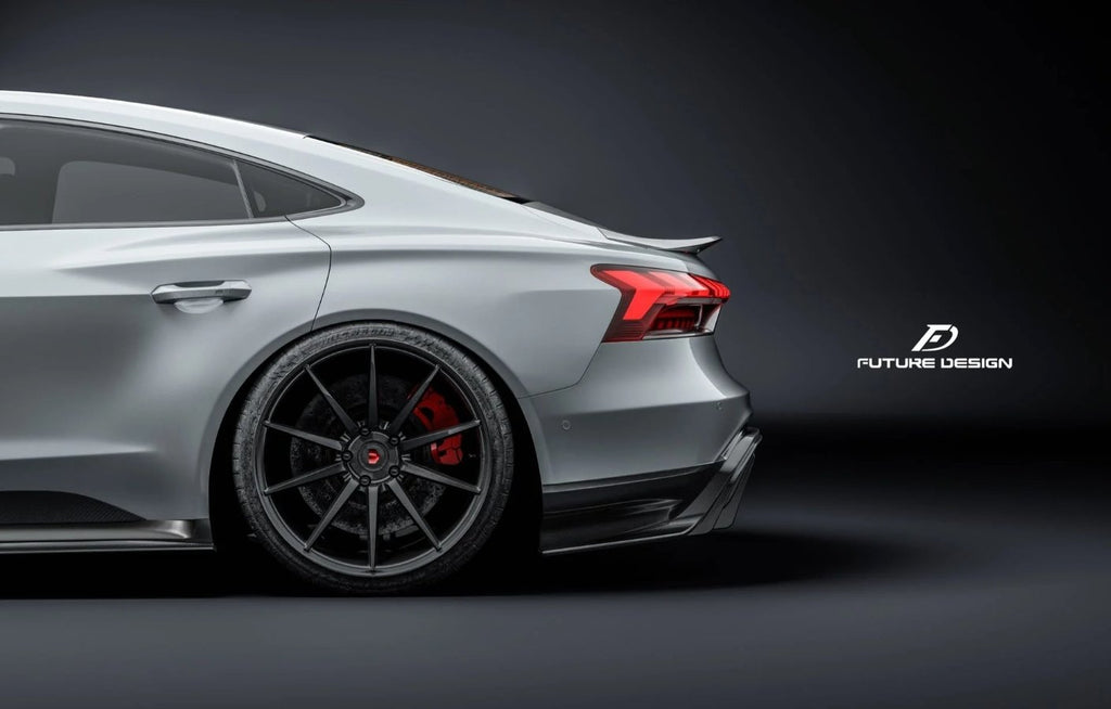 FUTURE DESIGN - AUDI E-TRON GT DRY CARBON FIBRE REAR DIFFUSER