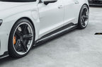 FUTURE DESIGN - AUDI E-TRON GT DRY CARBON FIBRE SIDE SKIRTS