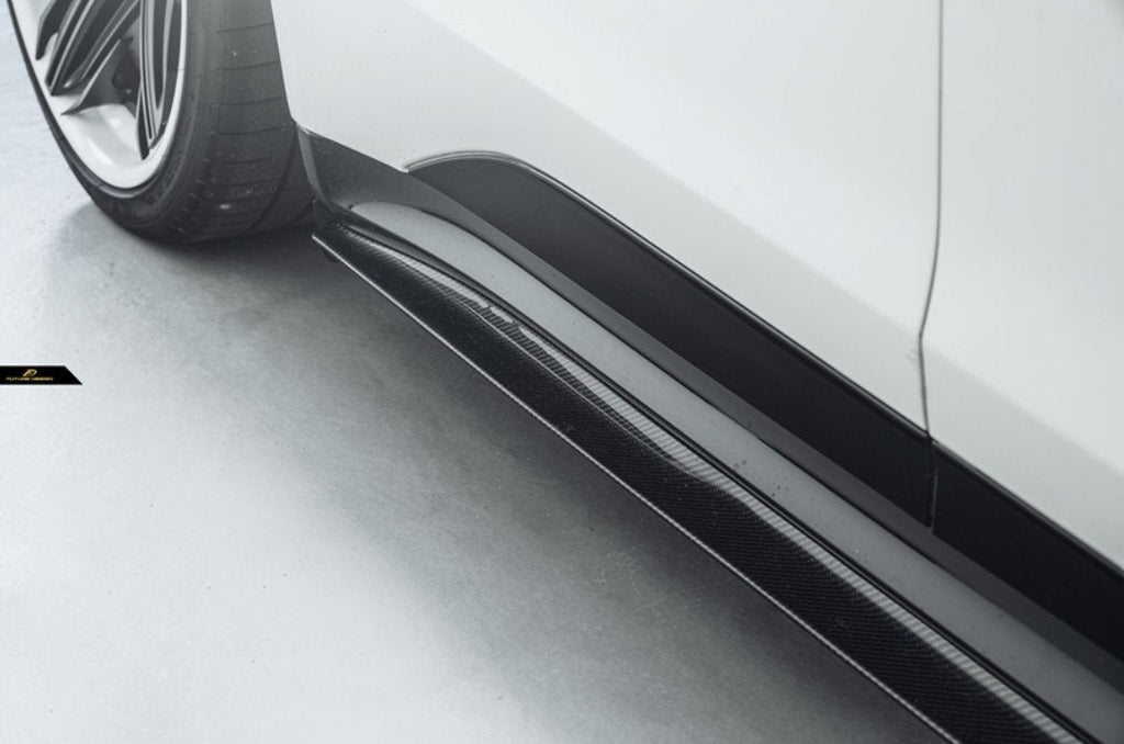 FUTURE DESIGN - AUDI E-TRON GT DRY CARBON FIBRE SIDE SKIRTS