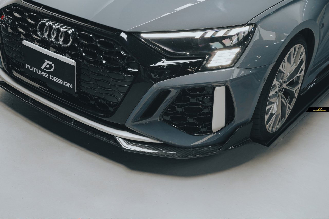 FUTURE DESIGN - AUDI RS3 8Y DRY CARBON FIBRE FRONT LIP