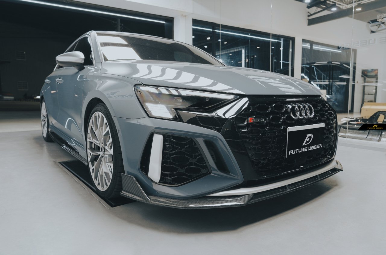 FUTURE DESIGN - AUDI RS3 8Y DRY CARBON FIBRE FRONT LIP