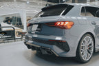 FUTURE DESIGN - AUDI RS3 8Y DRY CARBON FIBRE REAR DIFFUSER
