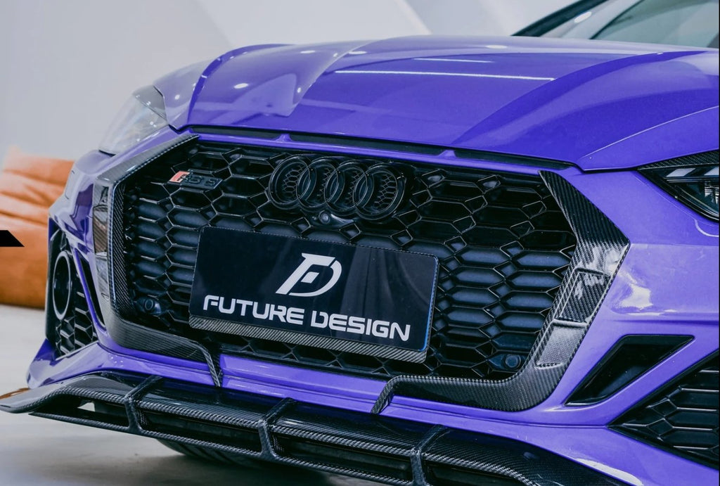 FUTURE DESIGN - AUDI RS5 B9.5 2020+ CARBON FIBRE FRONT BUMPER OVERLAY