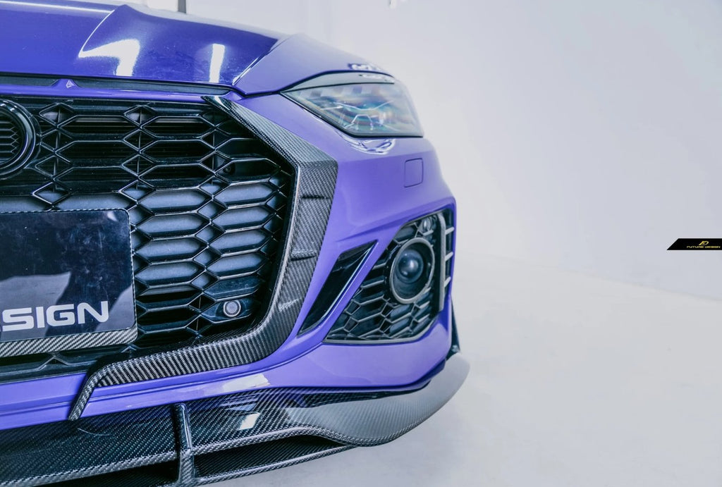 FUTURE DESIGN - AUDI RS5 B9.5 2020+ CARBON FIBRE FRONT BUMPER OVERLAY