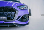 FUTURE DESIGN - AUDI RS5 B9.5 2020+ CARBON FIBRE FRONT BUMPER OVERLAY