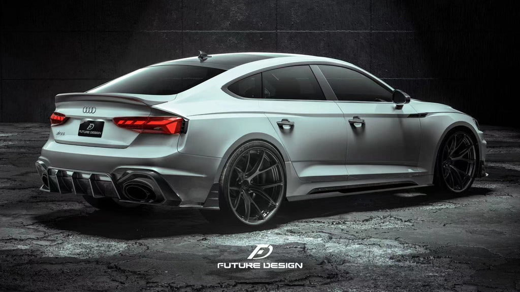 FUTURE DESIGN - AUDI RS5 B9.5 2020+ CARBON FIBRE REAR DIFFUSER