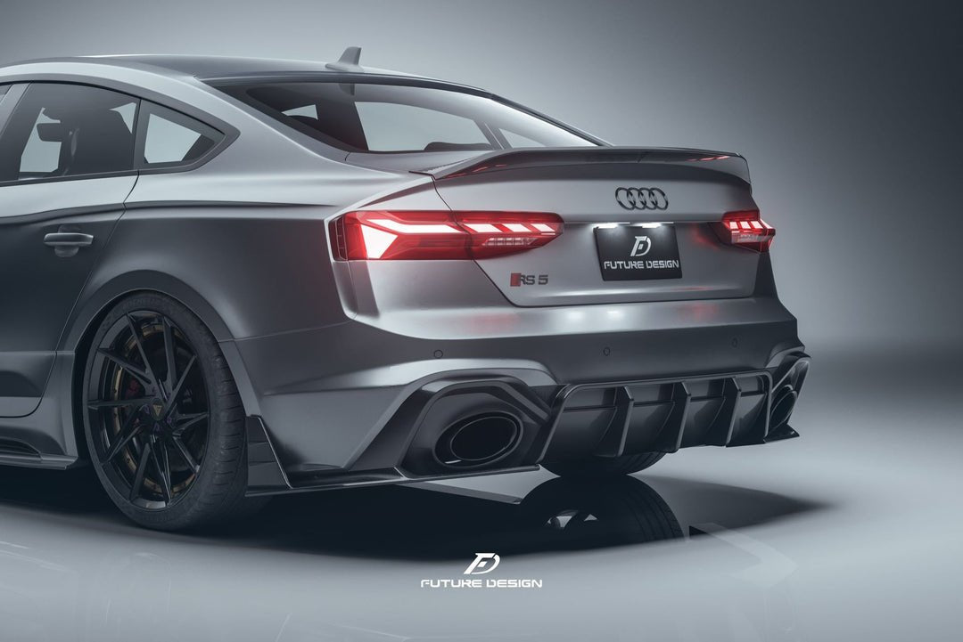 FUTURE DESIGN - AUDI RS5 B9.5 2020+ CARBON FIBRE REAR DIFFUSER