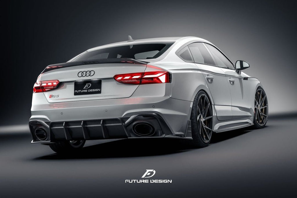FUTURE DESIGN - AUDI RS5 B9.5 2020+ CARBON FIBRE REAR DIFFUSER