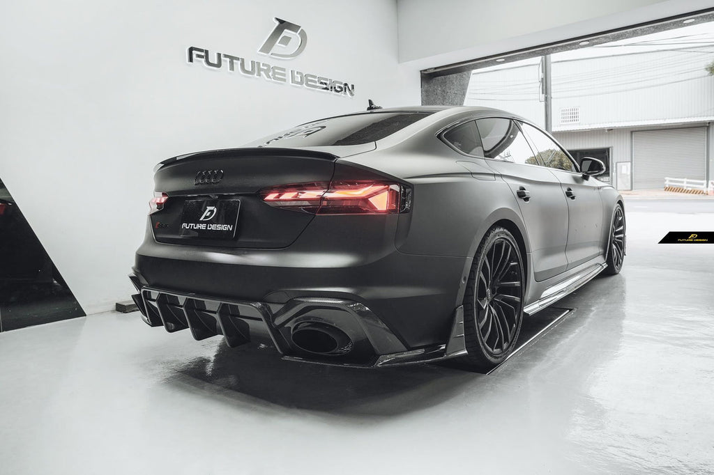 FUTURE DESIGN - AUDI RS5 B9.5 2020+ CARBON FIBRE REAR DIFFUSER