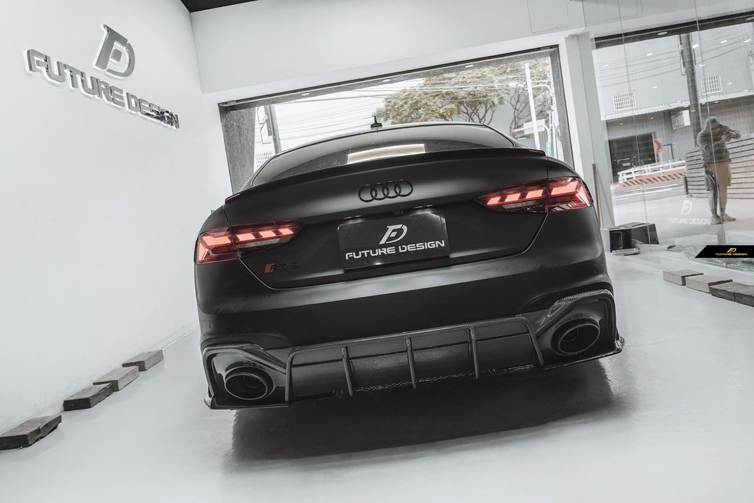 FUTURE DESIGN - AUDI RS5 B9.5 2020+ CARBON FIBRE REAR DIFFUSER