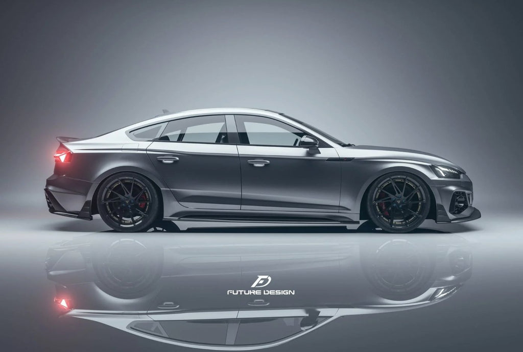 FUTURE DESIGN - AUDI RS5 B9.5 2020+ CARBON FIBRE SIDE SKIRTS