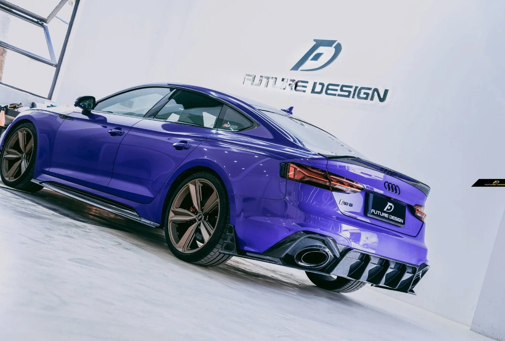 FUTURE DESIGN - AUDI RS5 B9.5 2020+ CARBON FIBRE SIDE SKIRTS