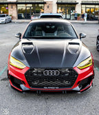 FUTURE DESIGN - AUDI RS5 S5 A5 B9 B9.5 2017-23 CARBON FIBRE BONNET