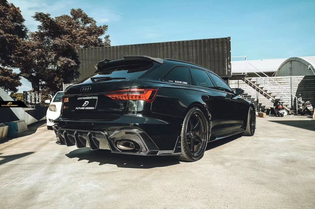 FUTURE DESIGN - AUDI RS6 C8 CARBON FIBRE SIDE SKIRTS