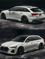 FUTURE DESIGN - AUDI RS6 C8 CARBON FIBRE SIDE SKIRTS