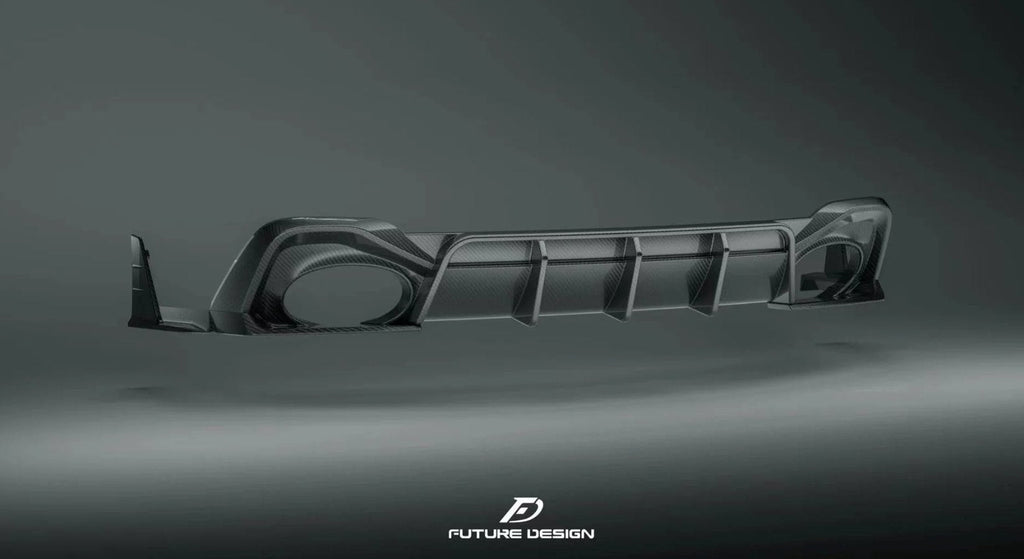 FUTURE DESIGN - AUDI RS7 C8 CARBON FIBRE REAR DIFFUSER & WINGLET SET