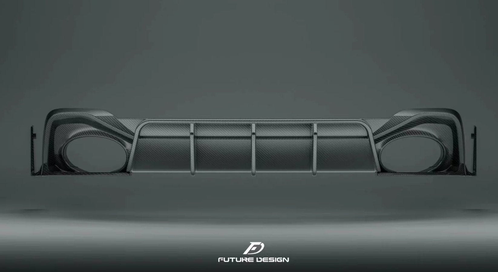 FUTURE DESIGN - AUDI RS7 C8 CARBON FIBRE REAR DIFFUSER & WINGLET SET