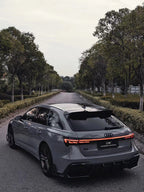 FUTURE DESIGN - AUDI RS6 RS7 C8 DRY CARBON FIBRE REAR DIFFUSER & CANARDS ( BLAZE KIT)