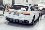 FUTURE DESIGN - AUDI RS6 RS7 C8 DRY CARBON FIBRE REAR DIFFUSER & CANARDS ( BLAZE KIT)