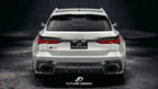 FUTURE DESIGN - AUDI RS6 RS7 C8 DRY CARBON FIBRE REAR DIFFUSER & CANARDS ( BLAZE KIT)