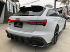 FUTURE DESIGN - AUDI RS6 RS7 C8 DRY CARBON FIBRE REAR DIFFUSER & CANARDS ( BLAZE KIT)
