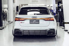 FUTURE DESIGN - AUDI RS6 RS7 C8 DRY CARBON FIBRE REAR DIFFUSER & CANARDS ( BLAZE KIT)