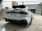 FUTURE DESIGN - AUDI RS6 RS7 C8 DRY CARBON FIBRE REAR DIFFUSER & CANARDS ( BLAZE KIT)