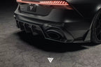 FUTURE DESIGN - AUDI RS6 RS7 C8 DRY CARBON FIBRE REAR DIFFUSER & CANARDS ( BLAZE KIT)