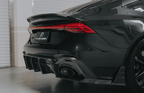 FUTURE DESIGN - AUDI RS7 C8 CARBON FIBRE REAR DIFFUSER & WINGLET SET