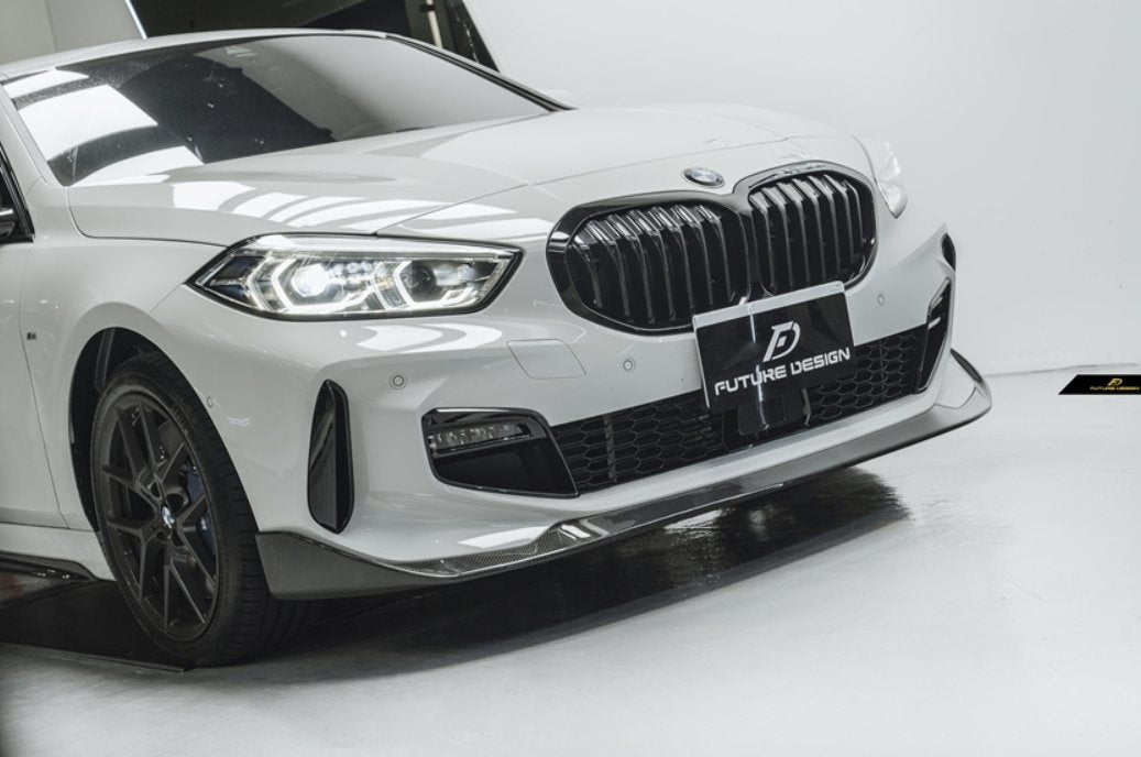 FUTURE DESIGN - BMW 1 SERIES F40 DRY CARBON FIBRE FRONT LIP