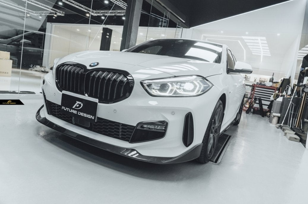 FUTURE DESIGN - BMW 1 SERIES F40 DRY CARBON FIBRE FRONT LIP