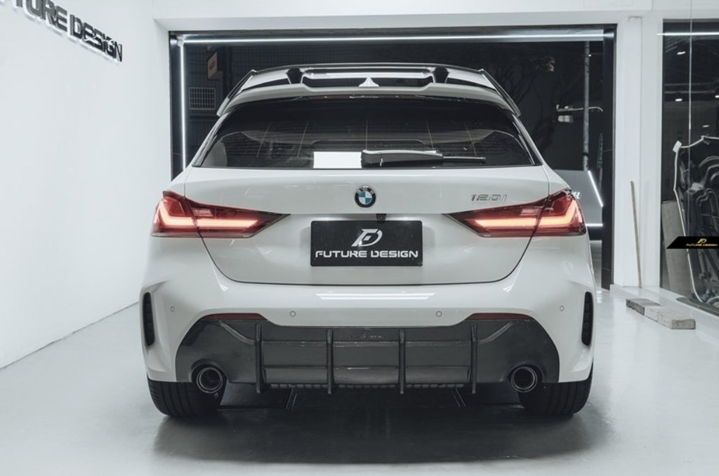 FUTURE DESIGN - BMW 1 SERIES F40 DRY CARBON FIBRE REAR DIFFUSER