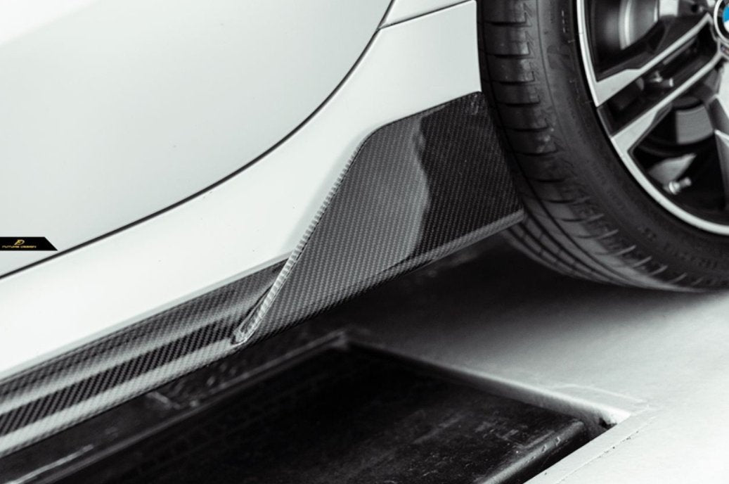 FUTURE DESIGN - BMW 1 SERIES F40 DRY CARBON FIBRE SIDE SKIRTS