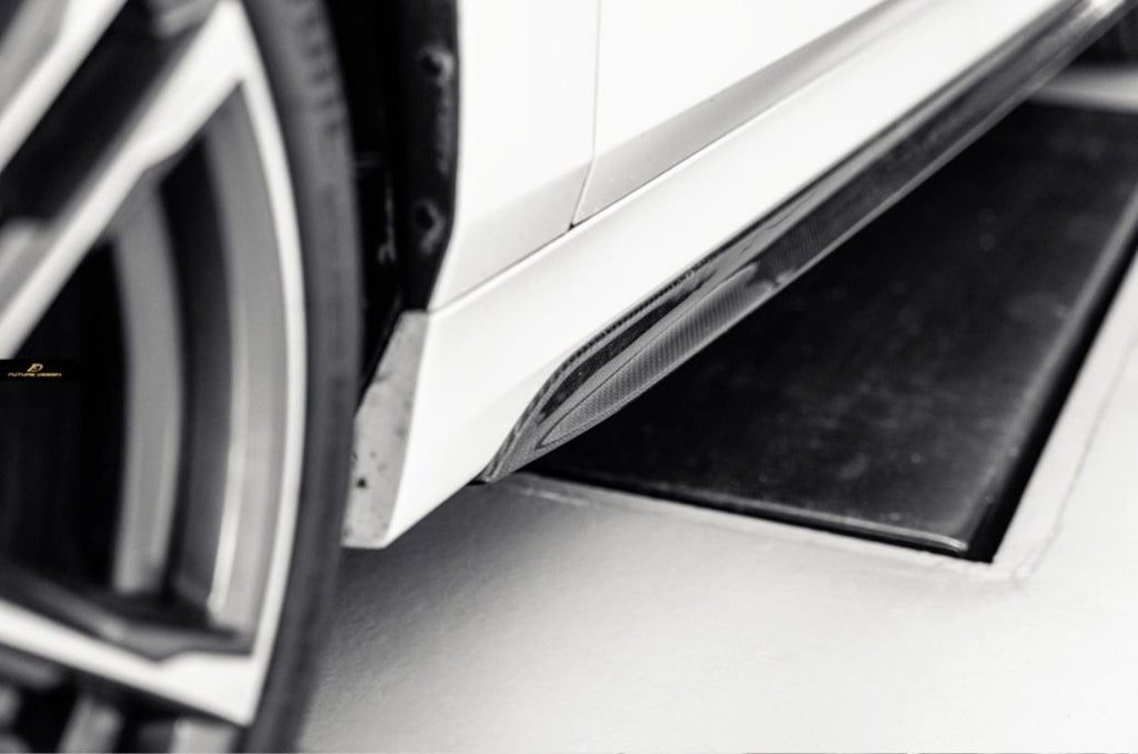 FUTURE DESIGN - BMW 1 SERIES F40 DRY CARBON FIBRE SIDE SKIRTS