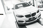 FUTURE DESIGN - BMW 2 SERIES F22 F23 CARBON FIBRE FRONT LIP 3D STYLE