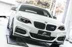 FUTURE DESIGN - BMW 2 SERIES F22 F23 CARBON FIBRE FRONT LIP 3D STYLE