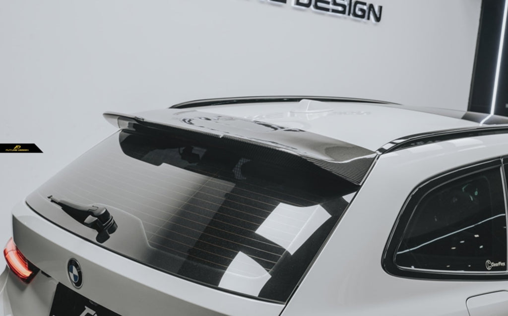 FUTURE DESIGN - BMW 3 SERIES ESTATE G21 LCI CARBON FIBRE ROOF SPOILER