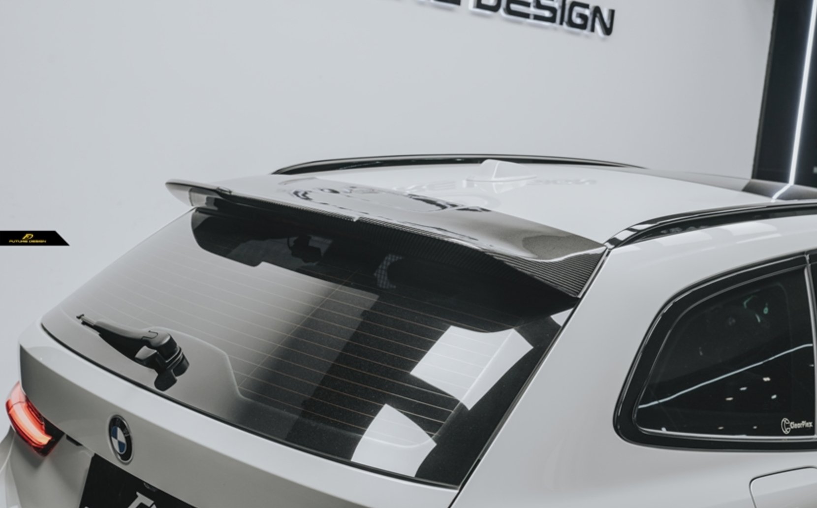 FUTURE DESIGN - BMW 3 SERIES ESTATE G21 LCI CARBON FIBRE ROOF SPOILER
