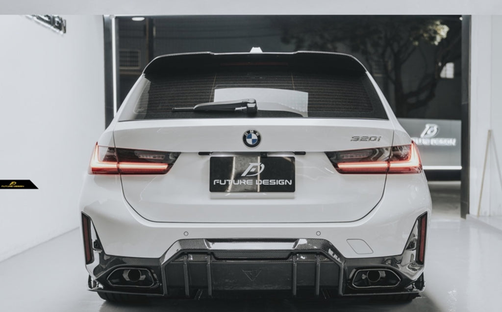 FUTURE DESIGN - BMW 3 SERIES ESTATE G21 LCI CARBON FIBRE ROOF SPOILER