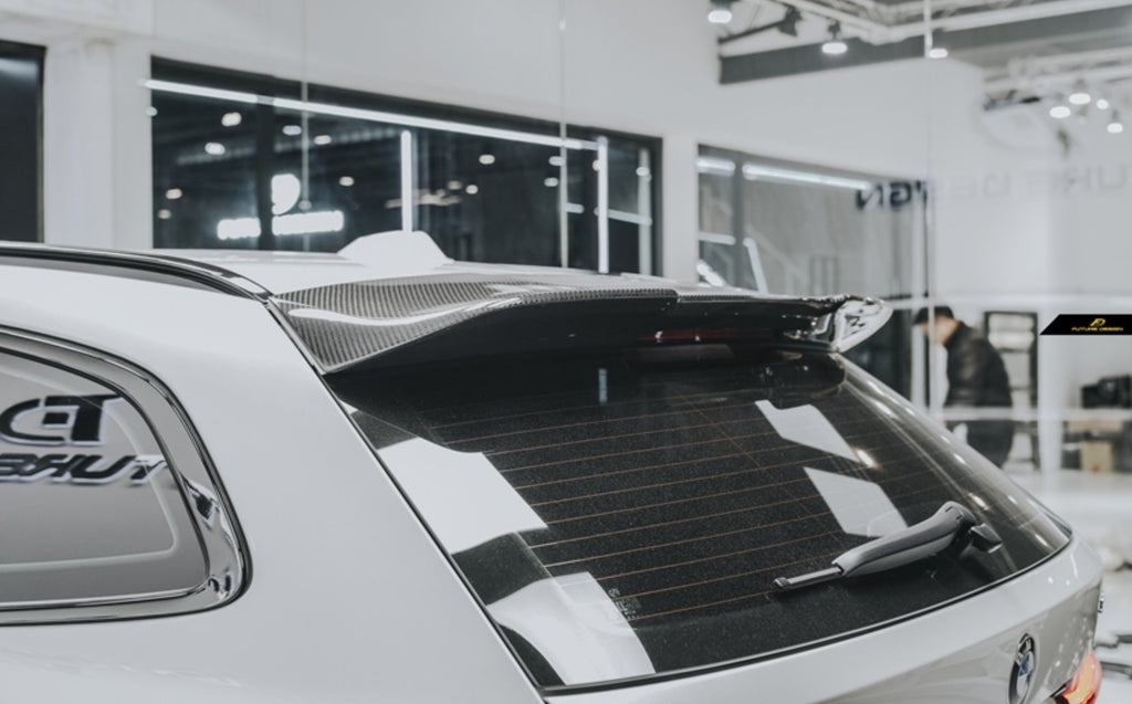 FUTURE DESIGN - BMW 3 SERIES ESTATE G21 LCI CARBON FIBRE ROOF SPOILER