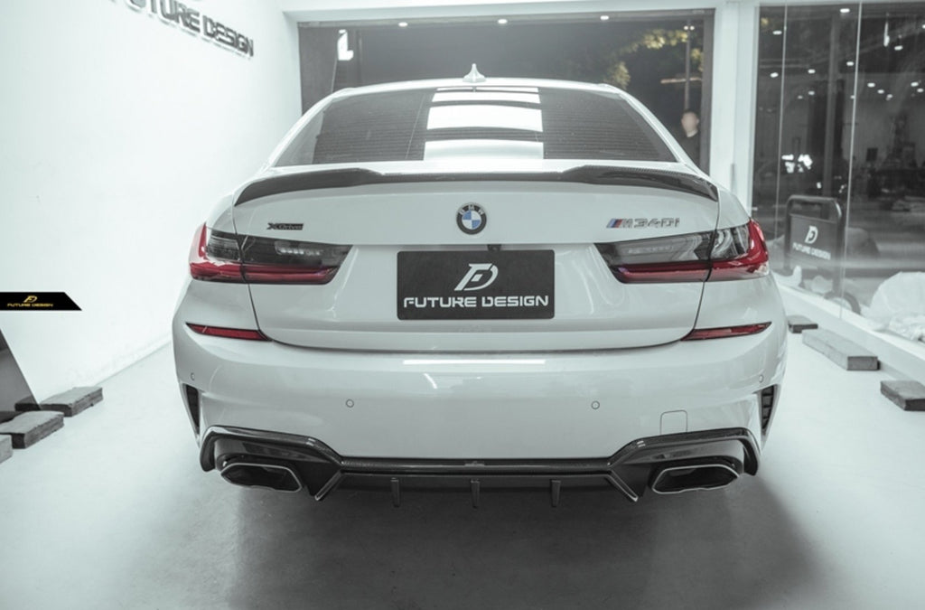 FUTURE DESIGN - BMW 3 SERIES G20 CARBON FIBRE DIFFUSER