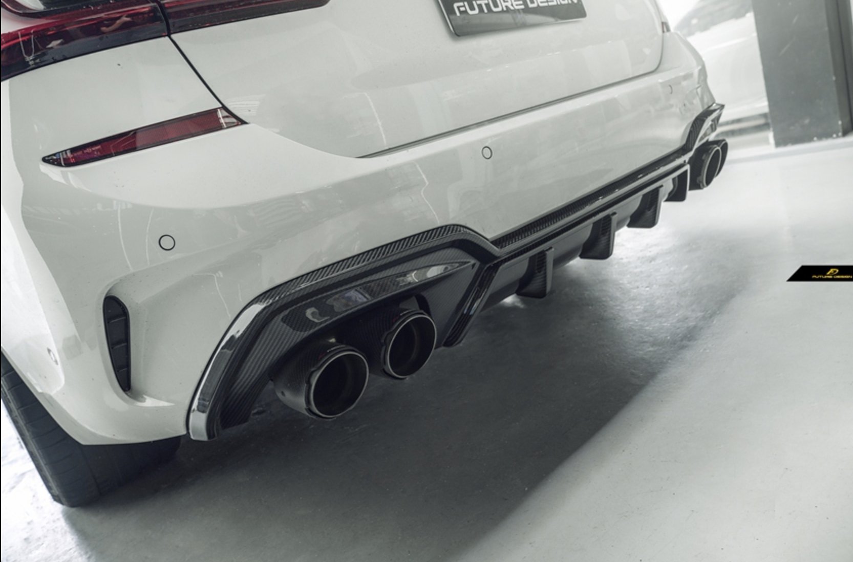 FUTURE DESIGN - BMW 3 SERIES G20 CARBON FIBRE DIFFUSER