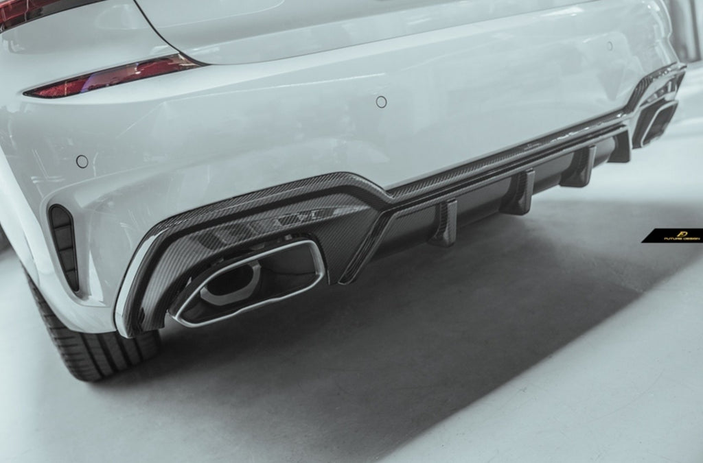 FUTURE DESIGN - BMW 3 SERIES G20 CARBON FIBRE DIFFUSER