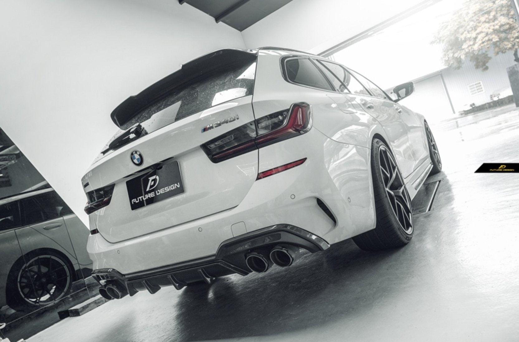 FUTURE DESIGN - BMW 3 SERIES G20 CARBON FIBRE DIFFUSER